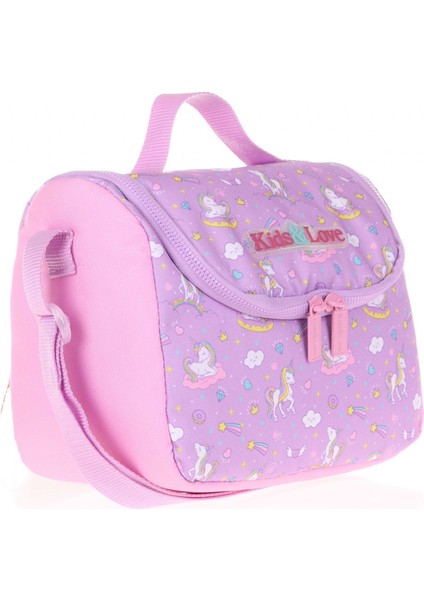 Kids&love Isı Yalıtımlı Beslenme Çantası - Kız Çocuk - Lila Unicorn