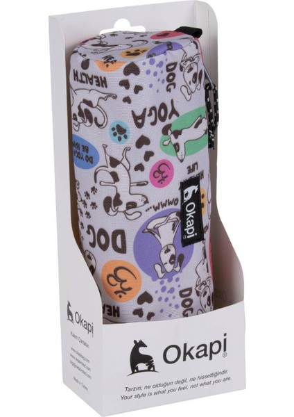 Köpek Silindir Şekilli Çocuk/genç Kalem Çantası/kalemlik