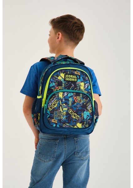 Yeşil Ilkokul Okul Sırt Çantası - Erkek Çocuk fiyatları