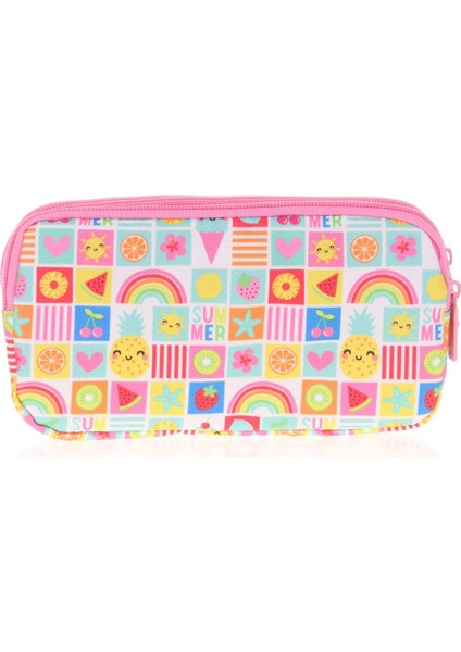 Kids&love Üç Bölmeli Kız Çocuk Kalem Çantası - Pembe Ananas fiyatları