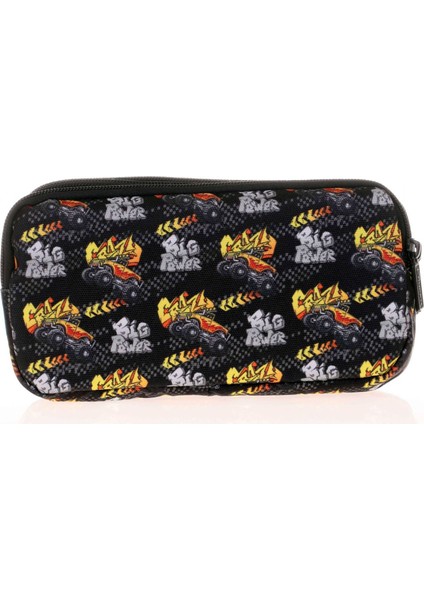 Kids&love Üç Bölmeli Erkek Çocuk Kalem Çantası - Siyah Kırmızı Kamyon Kalemlik fiyatları