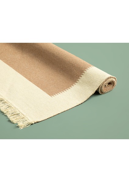 Lara Purl Dokuma Kilim 60 x 100 cm Krem - Bej fırsatları