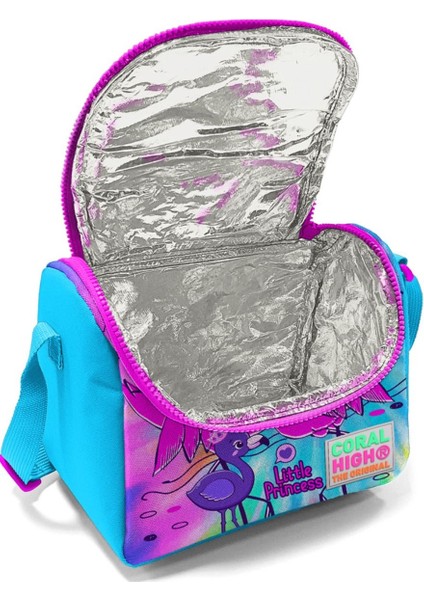 Pembe Mavi Flamingo Kız Çocuk Beslenme Çantası Seti fiyatları