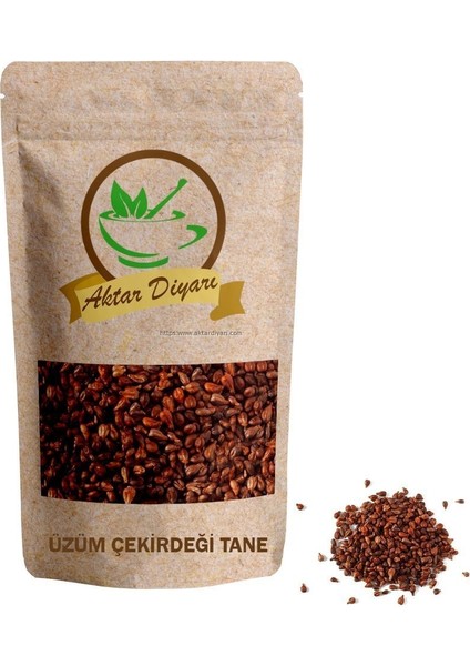 Üzüm Çekirdeği Tane 100 gr Aktar Diyarı