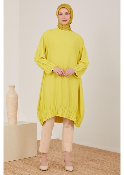 Nervürlü Tunik 23Y4404 Limon Yeşili