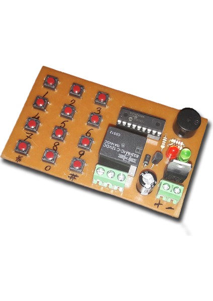 PIC16F628A ile Şifreli Kilit - Buzzer'lı
