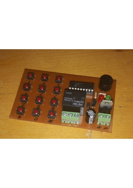 PIC16F628A ile Şifreli Kilit - Buzzer'lı