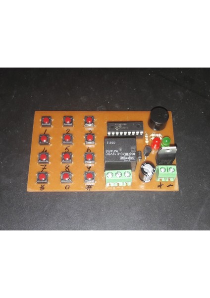 PIC16F628A ile Şifreli Kilit - Buzzer'lı