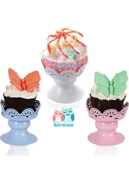 Güneş Avm Metal Cupcake Standı Mavi