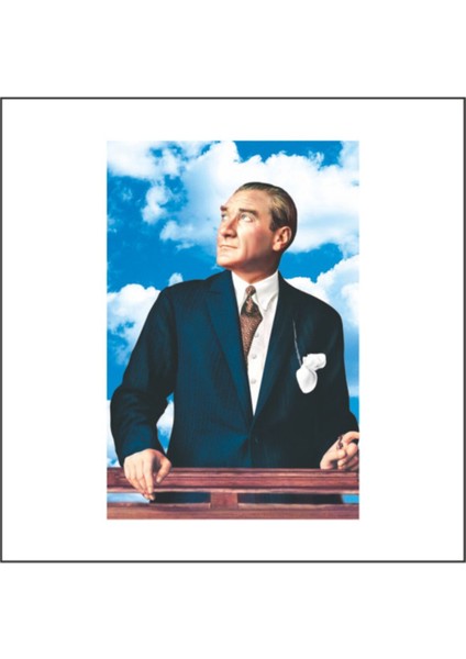 Atatürk Posteri ve Türk Bayrağı Raşel Kumaş 300X450 fiyatları