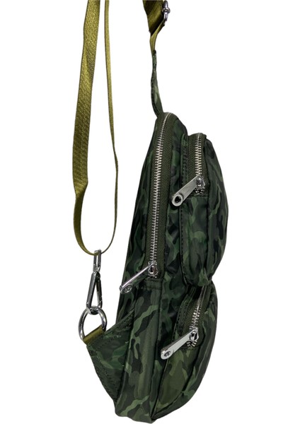 Parlak Kalite Kumaş Kadın Çapraz Omuz Çantası Freebag (Bodybag) 23090