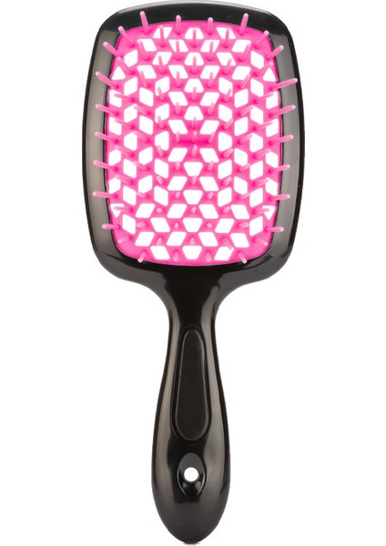 Italian Versiyon Superbrush Tarak Geniş Diş Tarak Islak Kuru Kullanım Fırça Tarak