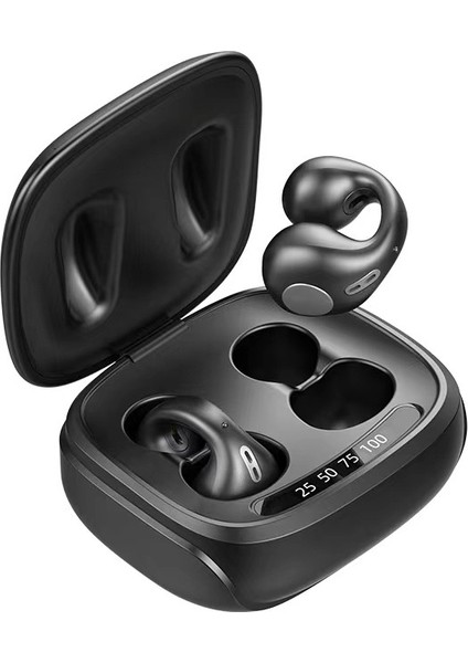 Klipsli Kulak Kemik Iletimli Kablosuz Kulaklık Bluetooth 5.3 Yeni Yenilikçi Hd Ses Kalitesi Rahat Spor Kulaklıklar (Yurt Dışından)