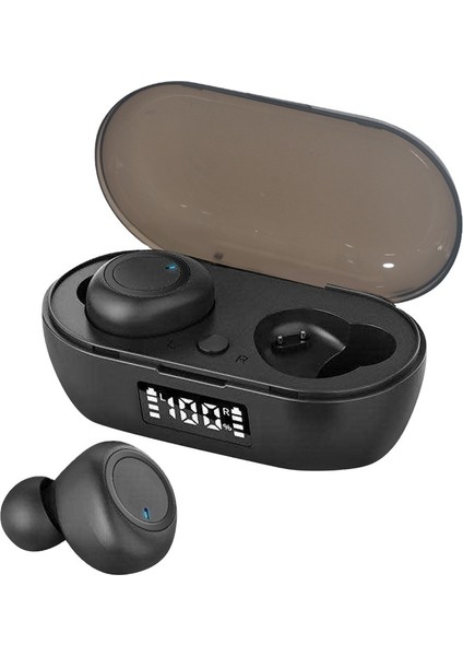 Tws Kulaklık Kablosuz 5.0 Stereo Kulaklık Kulaklık Kulakiçi Tüm Telefon Için Şarj Kutusu ile Stereo Oyun Kulaklığı (Yurt Dışından)