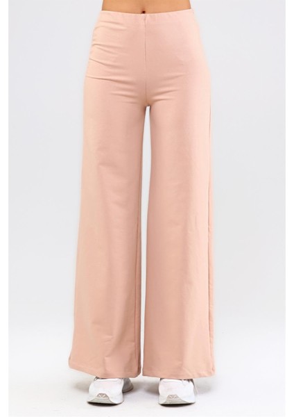 Fancy Kadın Yandan Fermuarlı Bol Paça Basic Rahat Pantolon fırsatları