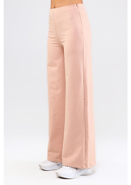 Fancy Kadın Yandan Fermuarlı Bol Paça Basic Rahat Pantolon indirimleri