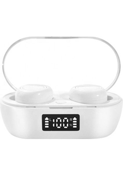 Tws Kulaklık Kablosuz 5.0 Stereo Kulaklık Kulaklık Kulakiçi Tüm Telefon Için Şarj Kutusu ile Stereo Oyun Kulaklığı (Yurt Dışından)