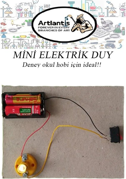 Mini Duy 5 Adet Deney Duyu Proje Için Küçük Ampul Yuvası Minyonet Duy Okul Sınıf Elektrik Devre Deney Duyusu