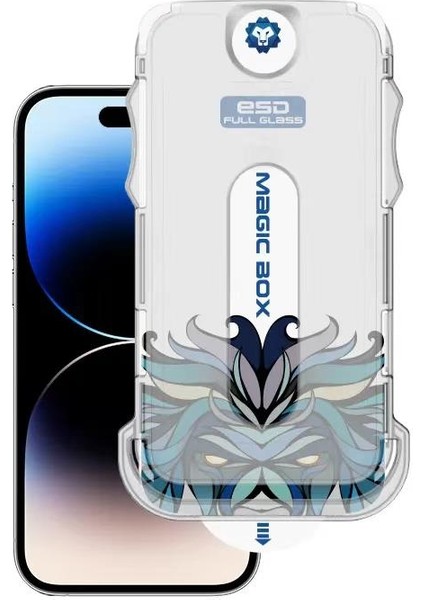 D+ iPhone 14 Pro Max Uygulama Aparatlı Ekran Koruyucu