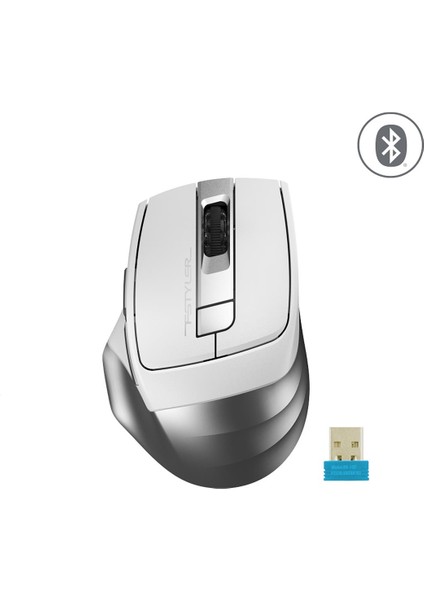 A4 TECH FB35 OPTIK MOUSE BLUETOOTH+NANO USB BEYAZ