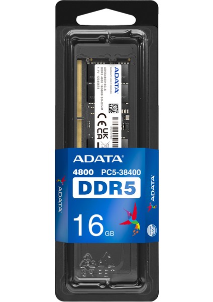 A-Data Ram Sodmm 16GB Ddr5 4800MHZ Premer AD5S480016G-S