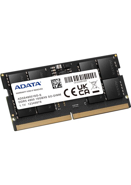 A-Data Ram Sodmm 16GB Ddr5 4800MHZ Premer AD5S480016G-S