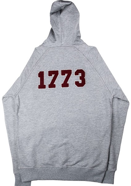 İTÜ Sweatshirt Fermuarlı Nakışlı Gri