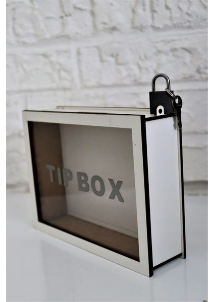 Ahşap Özel Yapım Kilitli Beyaz Tıp Box- Kumbara fiyatları
