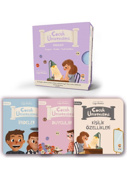 Çocuk Üniversitesi 2: Psikoloji (3 Kitap Takım) - Çağrı Odabaşı