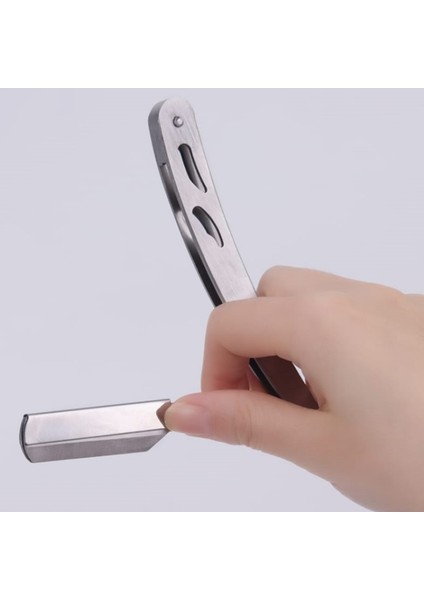 Shave S5 Manuel Tıraş Makinesi + U3 Full Metal Ustura + 40'lı Platinum Jilet