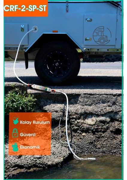 Karavan ve Tekne Tipi Su Arıtma Filtresi Çamur ve Pislik Önleyici Kartuşlu - Crf - 2sp
