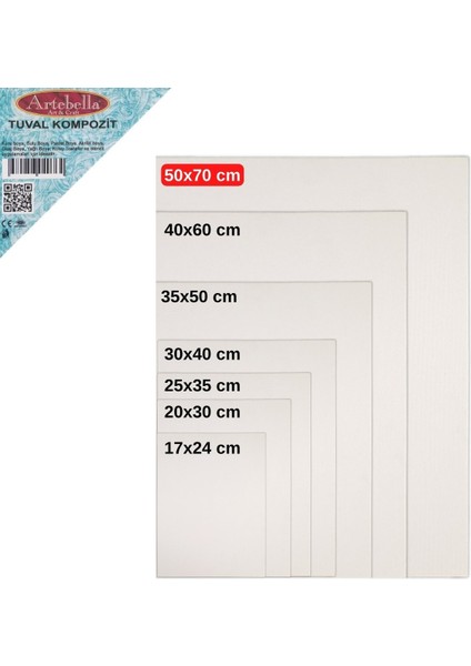 Pres Tuval Kompozit 50X70CM fiyatları