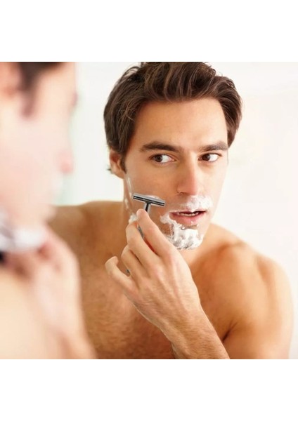 Shave S9 Full Metal Manuel Tıraş Makinesi + 20 Adet Platinum Yaprak Jilet