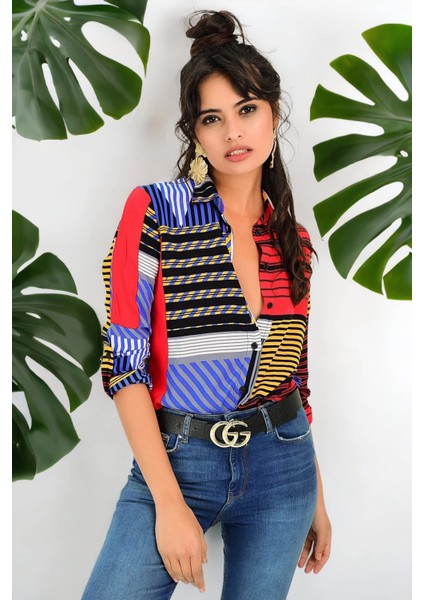 Kadın Klasik Yaka Gömlek