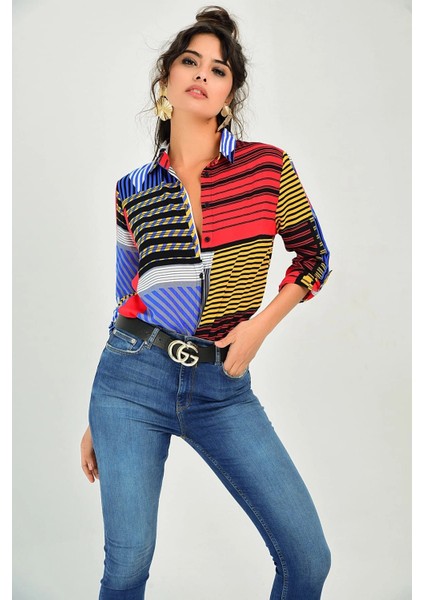 Kadın Klasik Yaka Gömlek modelleri