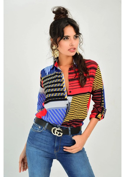 Kadın Klasik Yaka Gömlek indirimleri