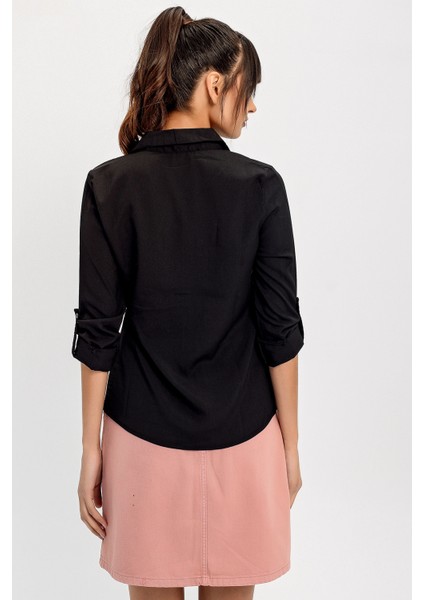 Kadın Uzun Kol Düz Kesim Gömlek fiyatları