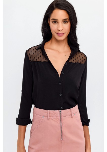 Kadın Uzun Kol Regular Kesim Gömlek indirimleri