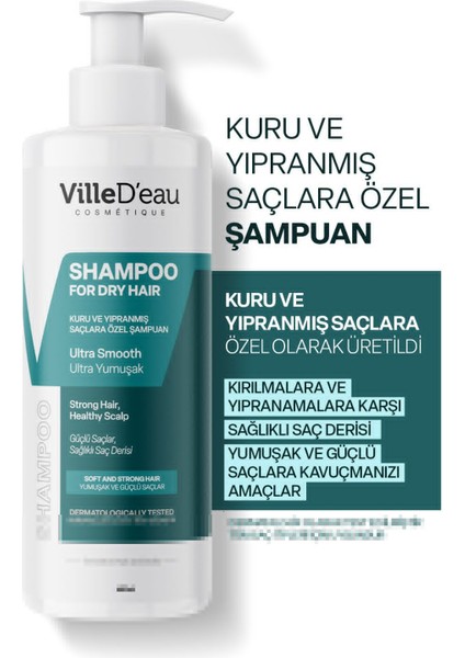 Kuru ve Yıpranmış Saçlara Özel Ultra Yumuşak Şampuan 400 ml