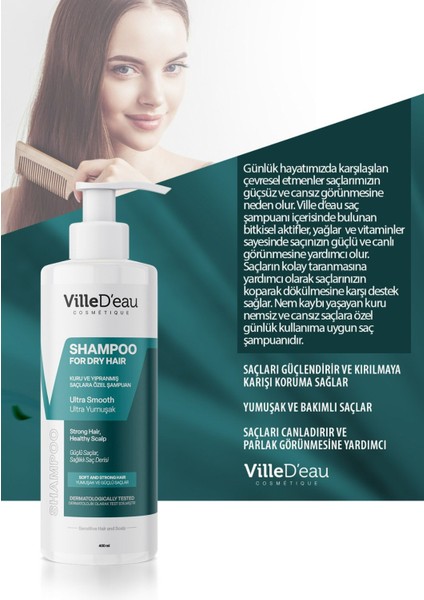 Kuru ve Yıpranmış Saçlara Özel Ultra Yumuşak Şampuan 400 ml