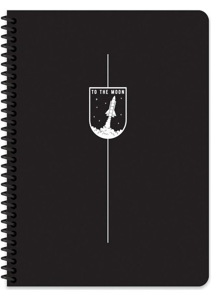 16.5X22.5 Kareli Defter Uzay 80 Yaprak