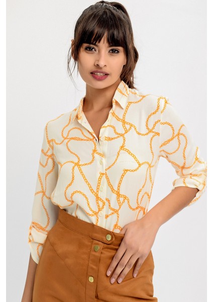 Kadın Zincir Uzun Kol Gömlek fırsatları