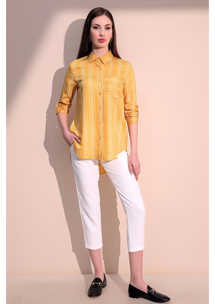 Kadın Uzun Kol Tek Cep Gömlek fırsatları