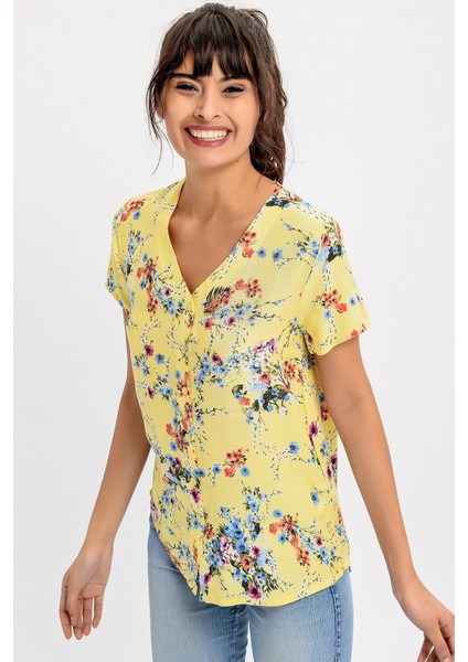 Kadın Kısa Kol Gömlek indirimleri