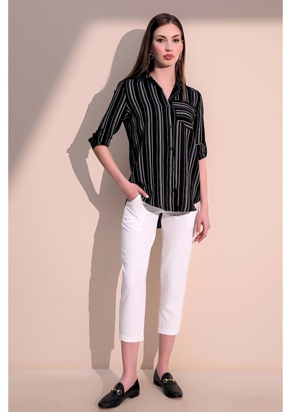 Kadın Uzun Kol Tek Cep Gömlek fiyatları