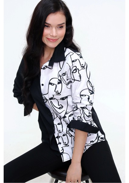 Kadın Uzun Kol Regular Kesim Gömlek fiyatları