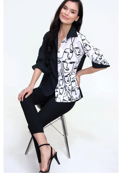 Kadın Uzun Kol Regular Kesim Gömlek fırsatları