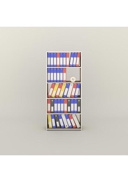 Kenzlife klasörlük raflı rona crd 175*80*30 kitaplık ofis arkalıksız fiyatları