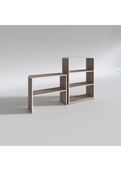 Kenzlife klasörlük raflı rona crd 175*80*30 kitaplık ofis arkalıksız modelleri