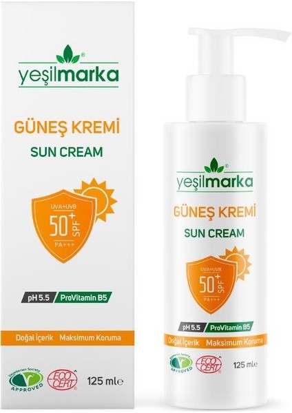 Güneş Kremi SPF50 125 ml